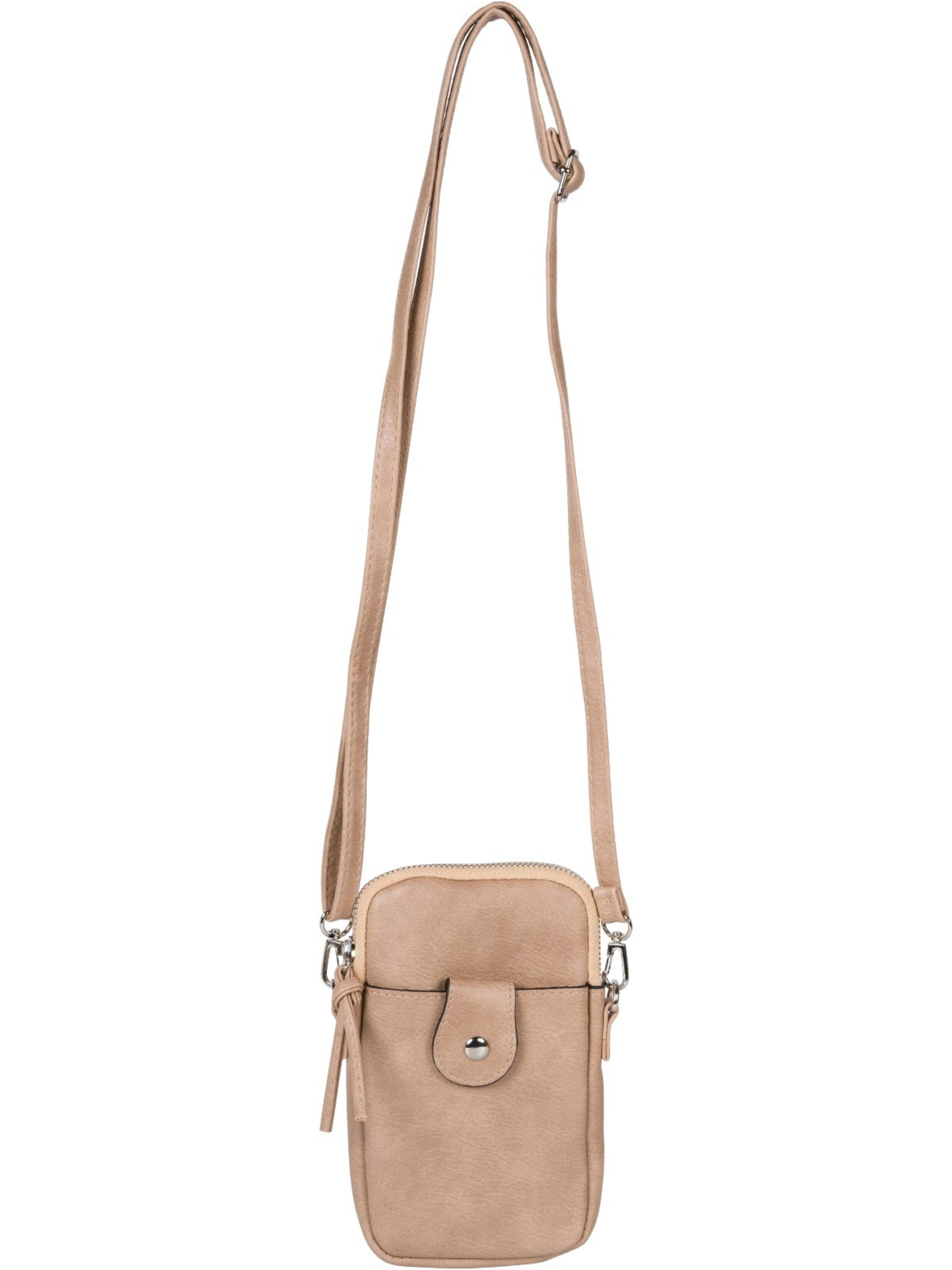 styleBREAKER Umhängetasche 'Mini Umhängetasche Uni'‌‌‌ in One Size in beige, Produktansicht
