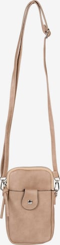 styleBREAKER Umhängetasche 'Mini Umhängetasche Uni' in Beige: Vorderseite