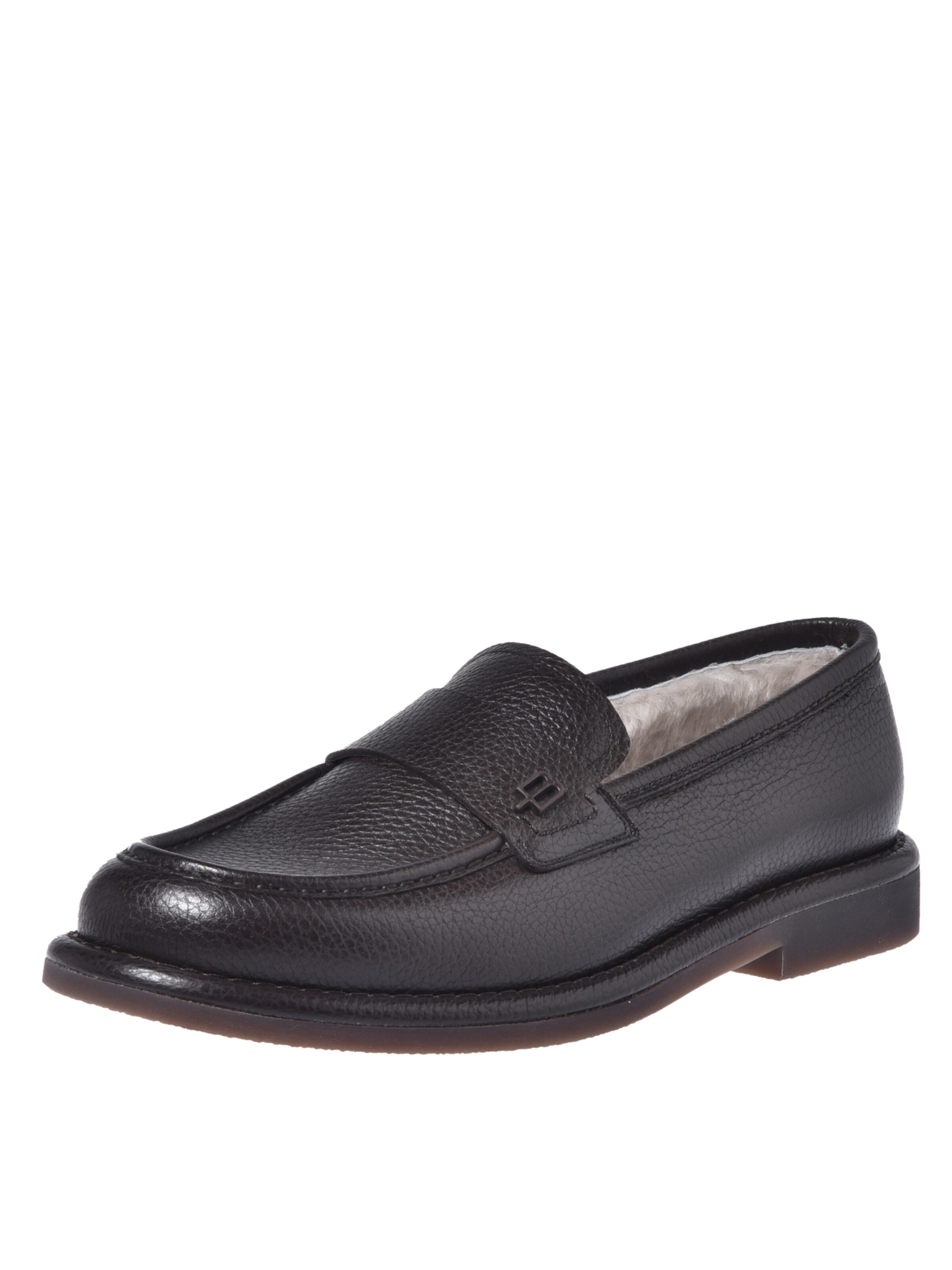 BALDININI Slip-ons in Black: front