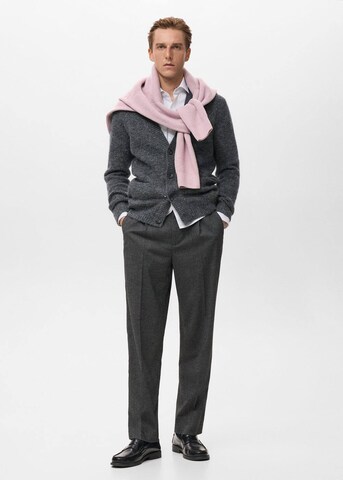 MANGO MAN Cardigan mantua in Grau
