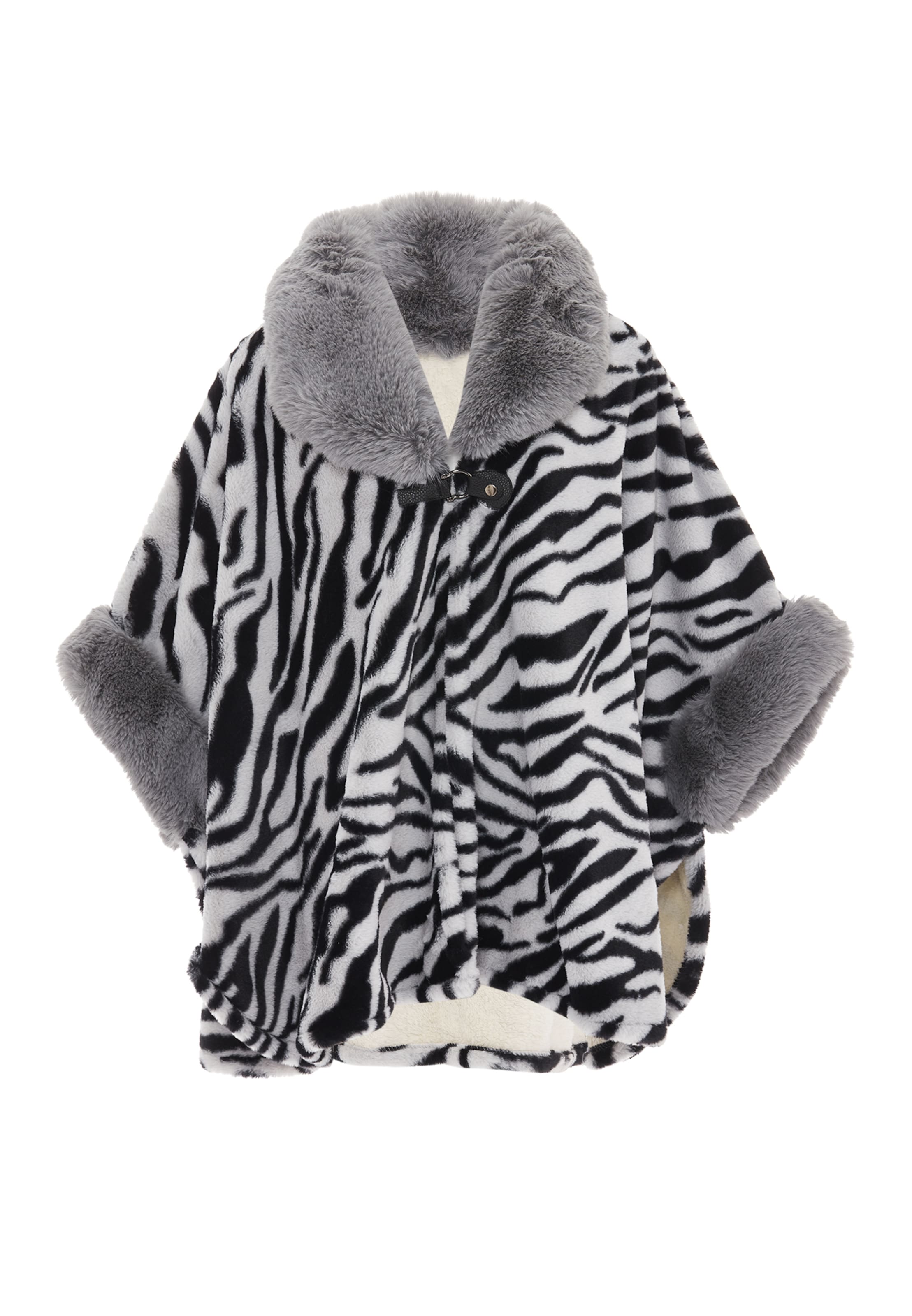 Capă FRAULLY pe gri argintiu / gri închis / negru, Vizualizare produs