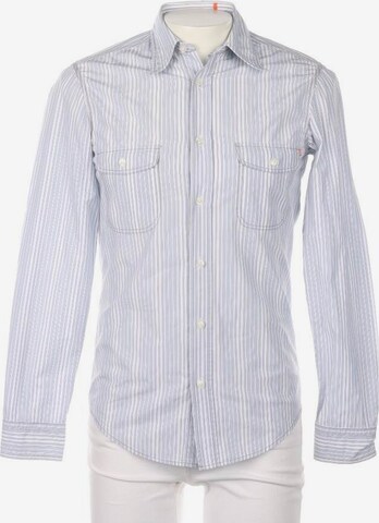 BOSS Button Up Shirt in S in Blue: front