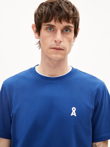 ARMEDANGELS T-Shirt 'MAARKOS CHANGEMAKERS' in Blau
