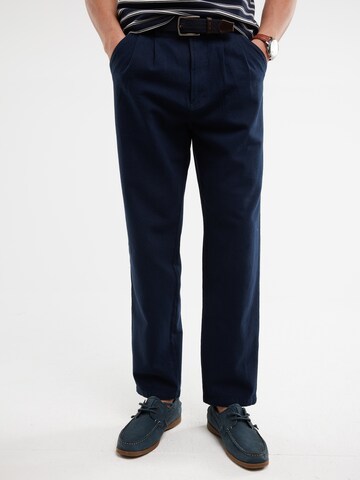 regular Pantaloni con pieghe 'Patrik' di BIG STAR in blu: frontale