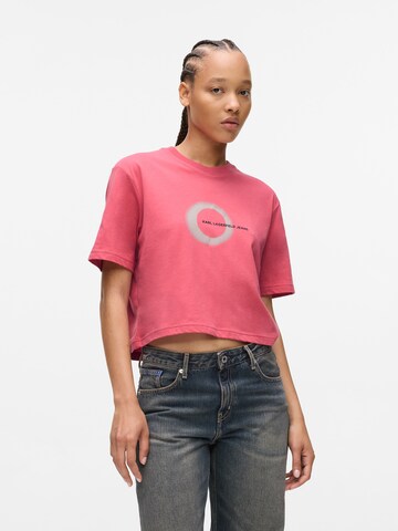 KARL LAGERFELD JEANS Paita värissä vaaleanpunainen: etupuoli