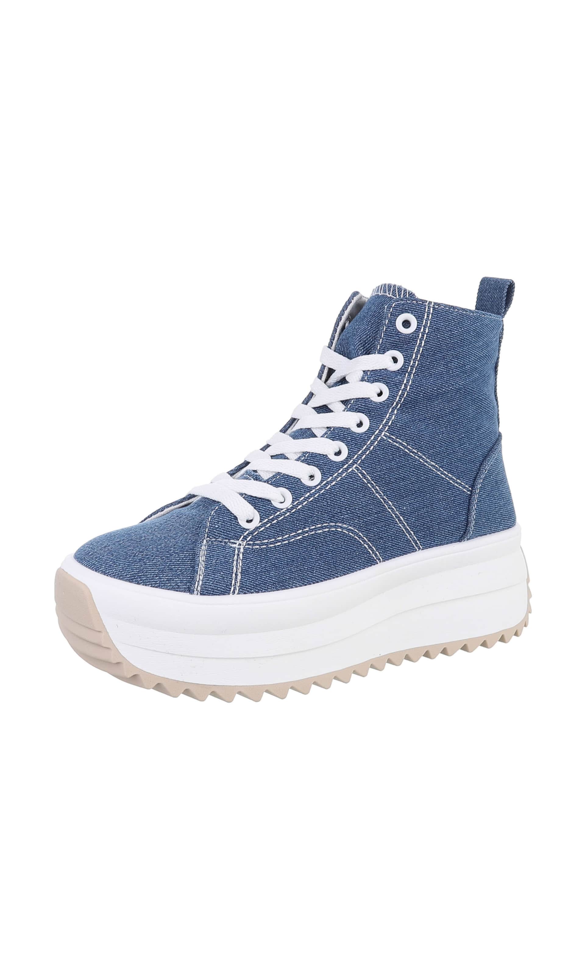 Ital-Design Sneaker high in blau, Produktansicht