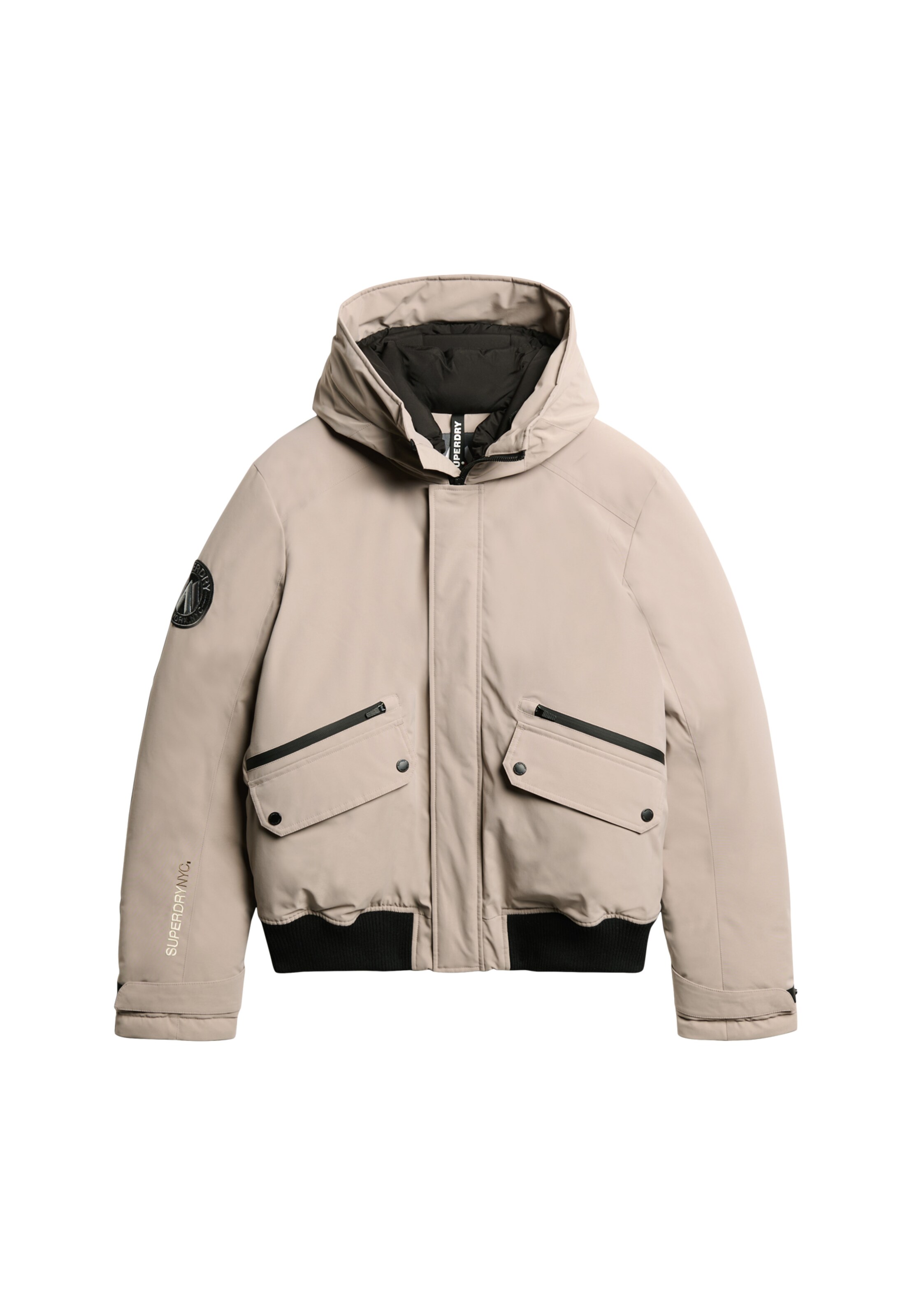 Superdry Tussenjas in Beige: voorkant