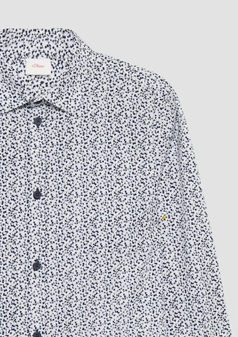Coupe slim Chemise s.Oliver Junior en blanc