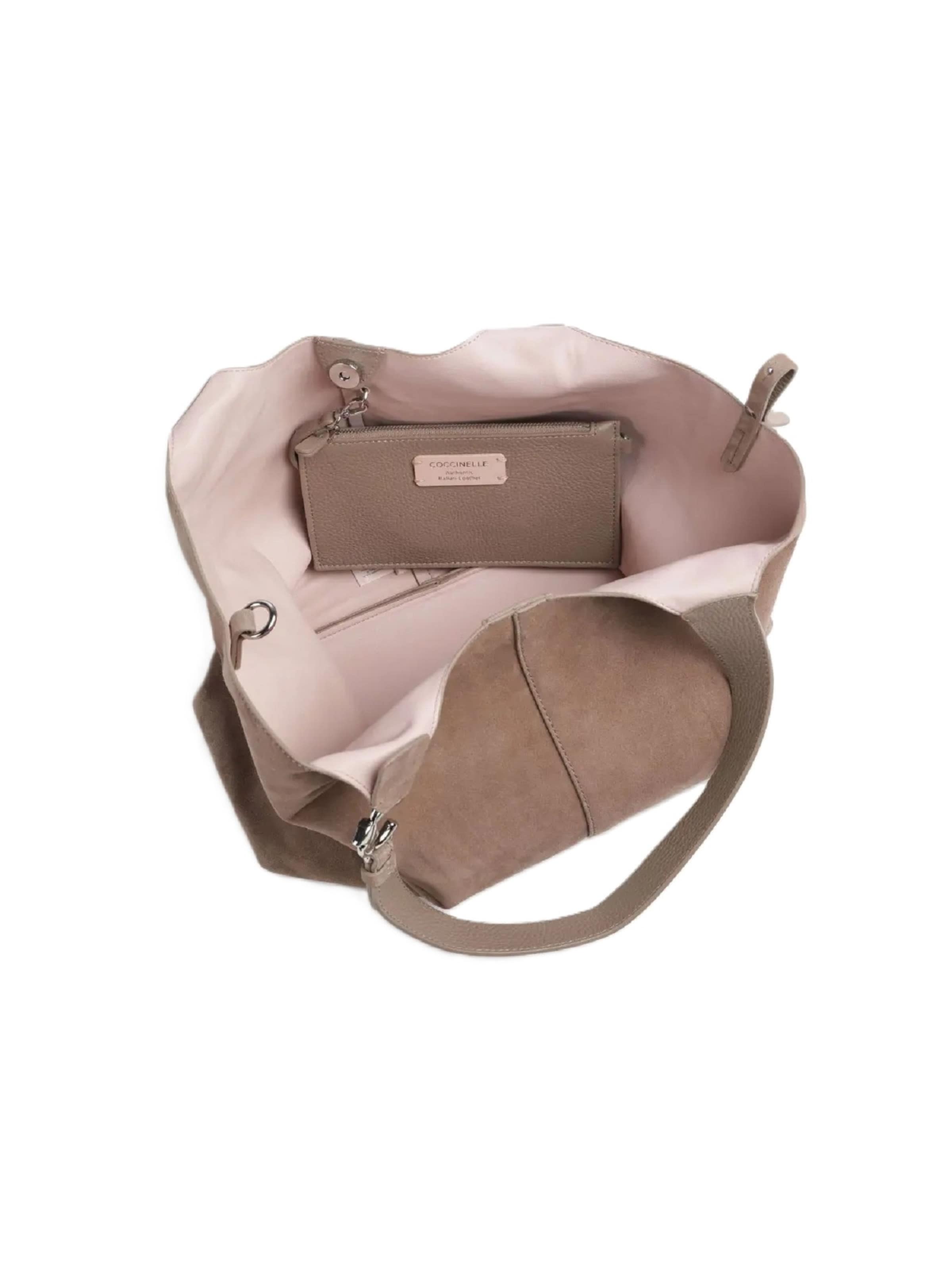 Borsa a spalla 'E1THE110101' di Coccinelle in beige