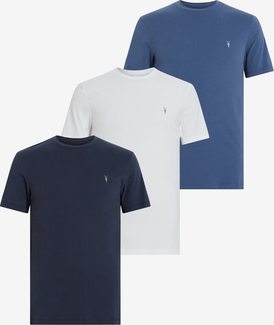 AllSaints Тениска 'BRACE' в нейви синьо / тъмносиньо / бяло, Преглед на продукта