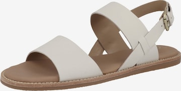 CLARKS Sandaal ' Karsea Strap ' in Wit: voorkant