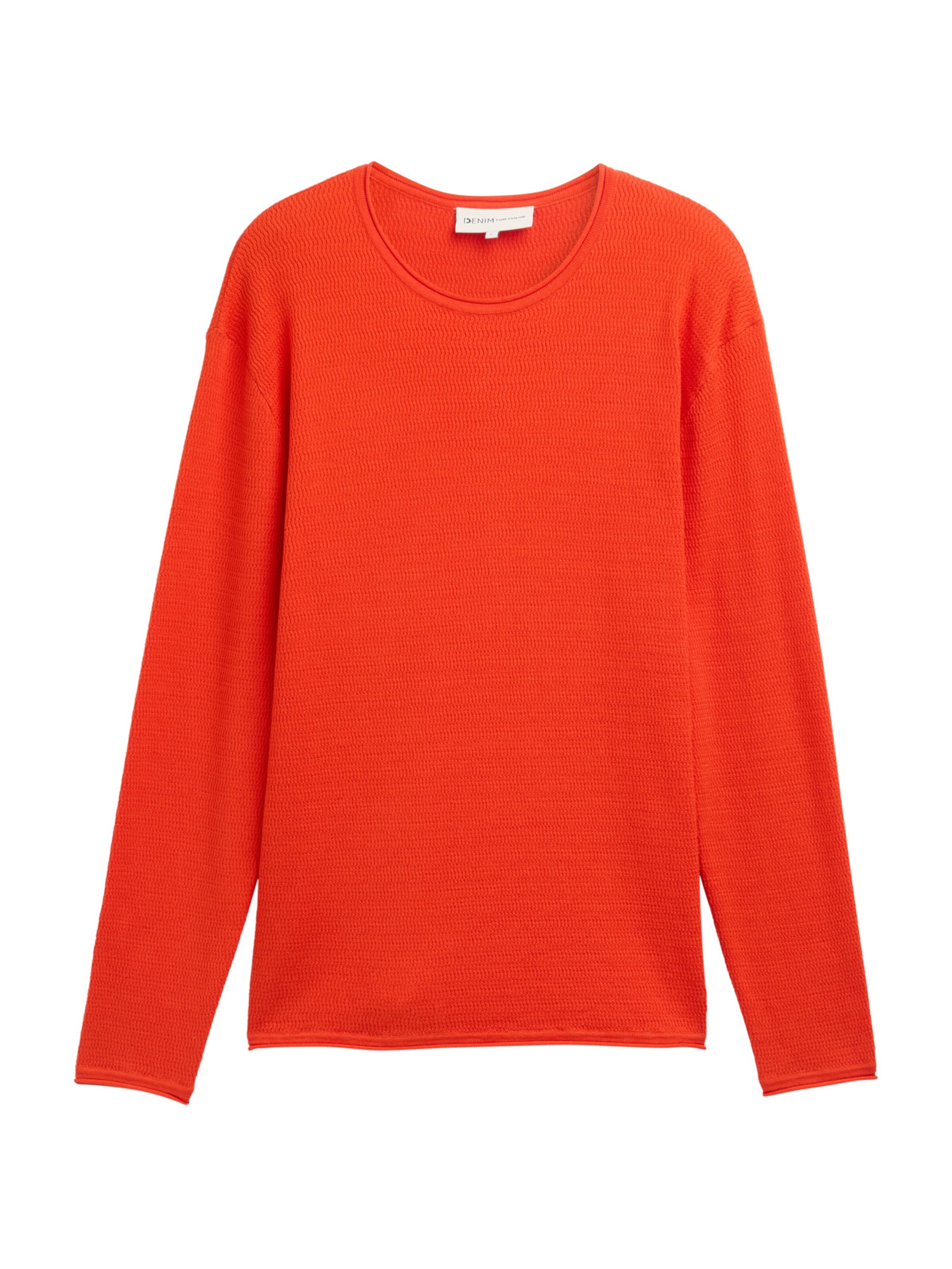 TOM TAILOR DENIM - Pullover em laranja: frente