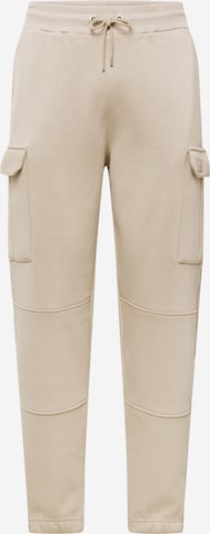 ALPHA INDUSTRIES Tapered Cargobyxa i beige: framsida