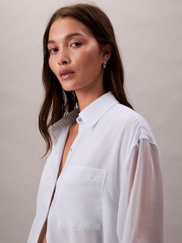 Camicia da donna di Calvin Klein in bianco