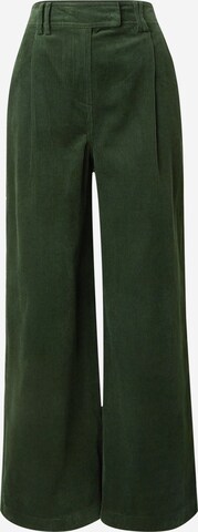 TOPSHOP - Loosefit Pantalón plisado en verde: frente