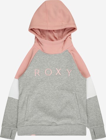 ROXY Sports sweatshirt 'LIBERTY' in Grey: front