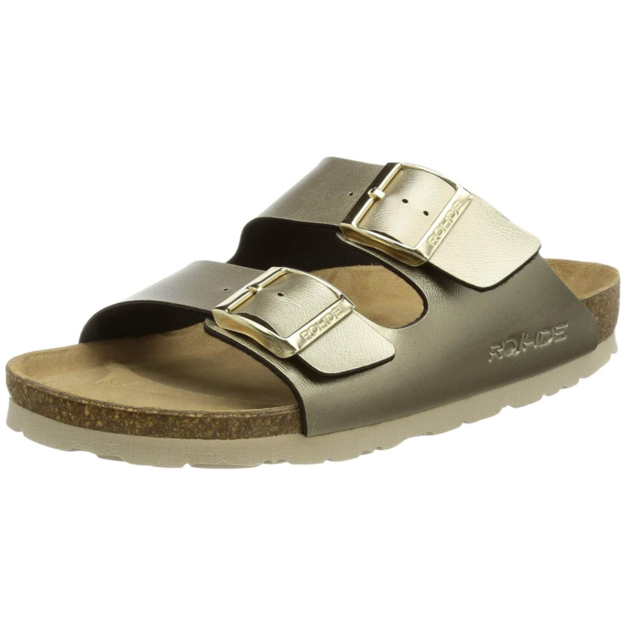 Mule 'Alba' ROHDE en or : devant