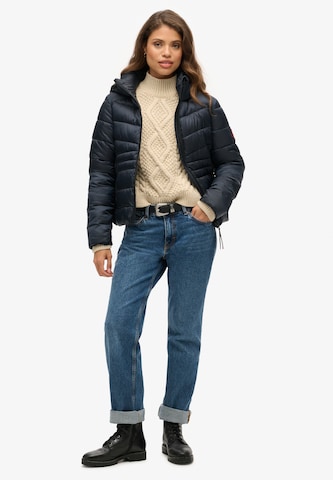 Superdry Zimná bunda 'Fuji' - Modrá