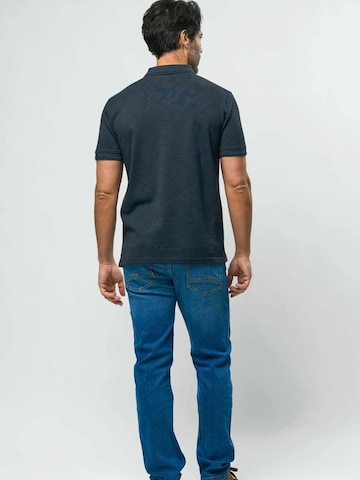 MCS Regular fit Button Up Shirt ' Bob ' in Blue