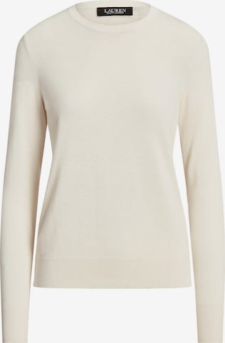 Pull-over Lauren Ralph Lauren en beige : devant