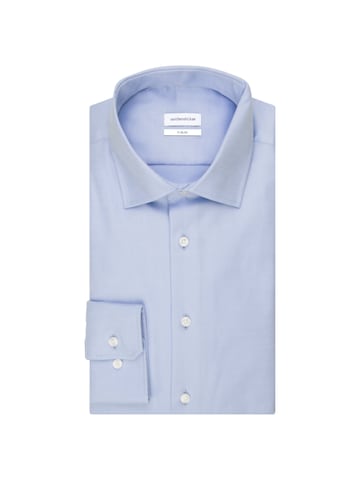 SEIDENSTICKER Slim fit Business Shirt in Blue