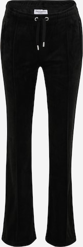 Juicy Couture Tall Normalny krój Spodnie 'TINA' w kolorze czarny: przód