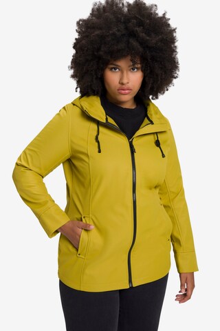 Ulla Popken Between-Season Jacket in Yellow: front