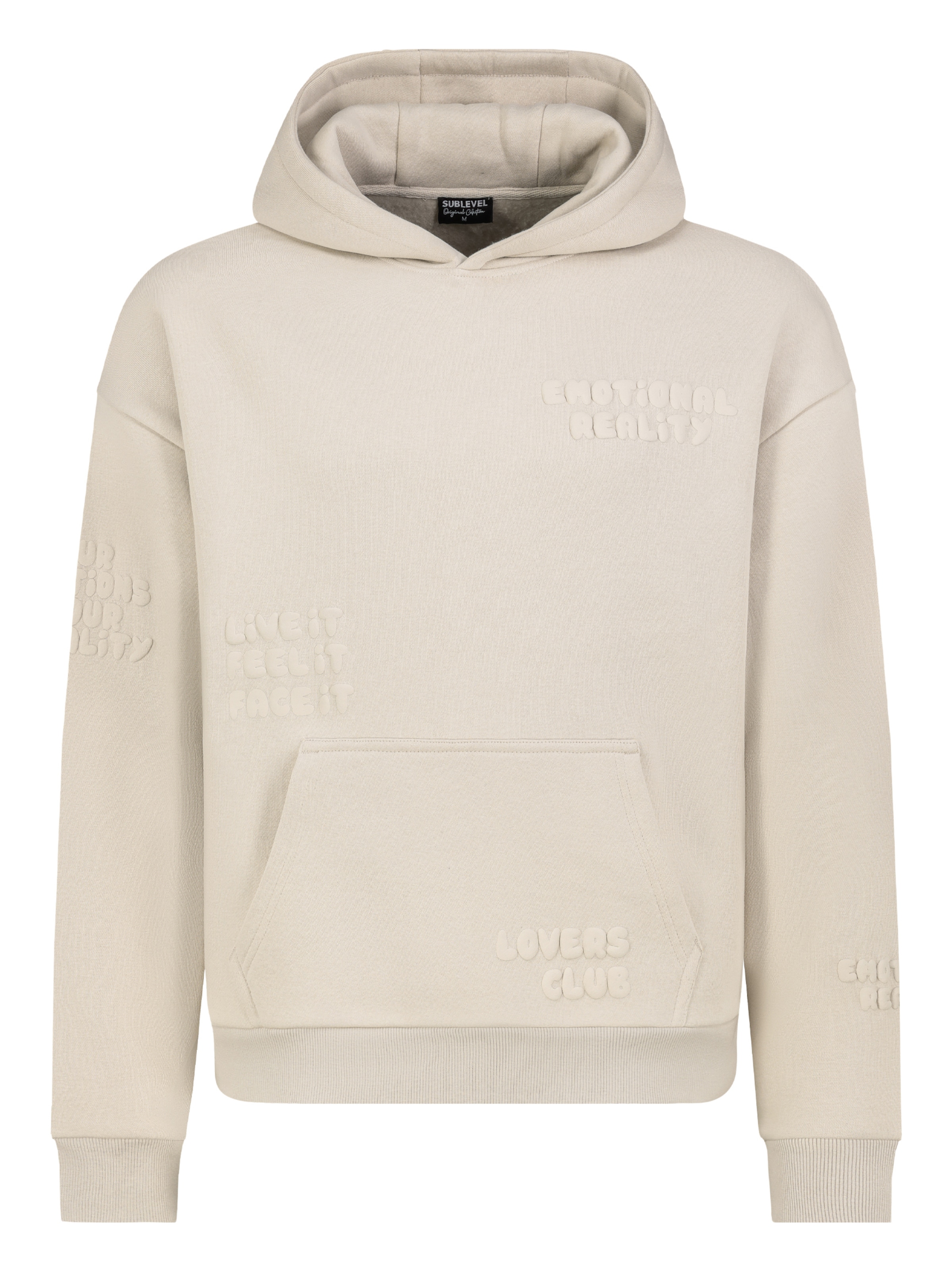 Sublevel Sweatshirt in Beige: voorkant