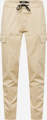 Effilé Pantalon cargo BURTON MENSWEAR LONDON en gris : devant