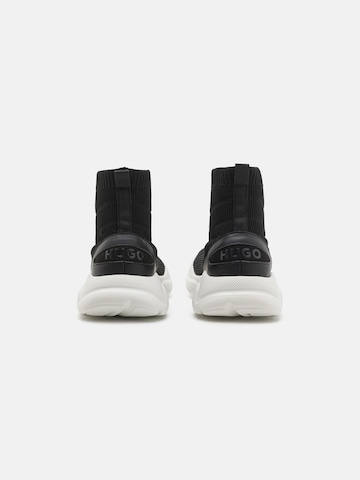 HUGO Σνίκερ ψηλό 'Leon' σε μαύρο