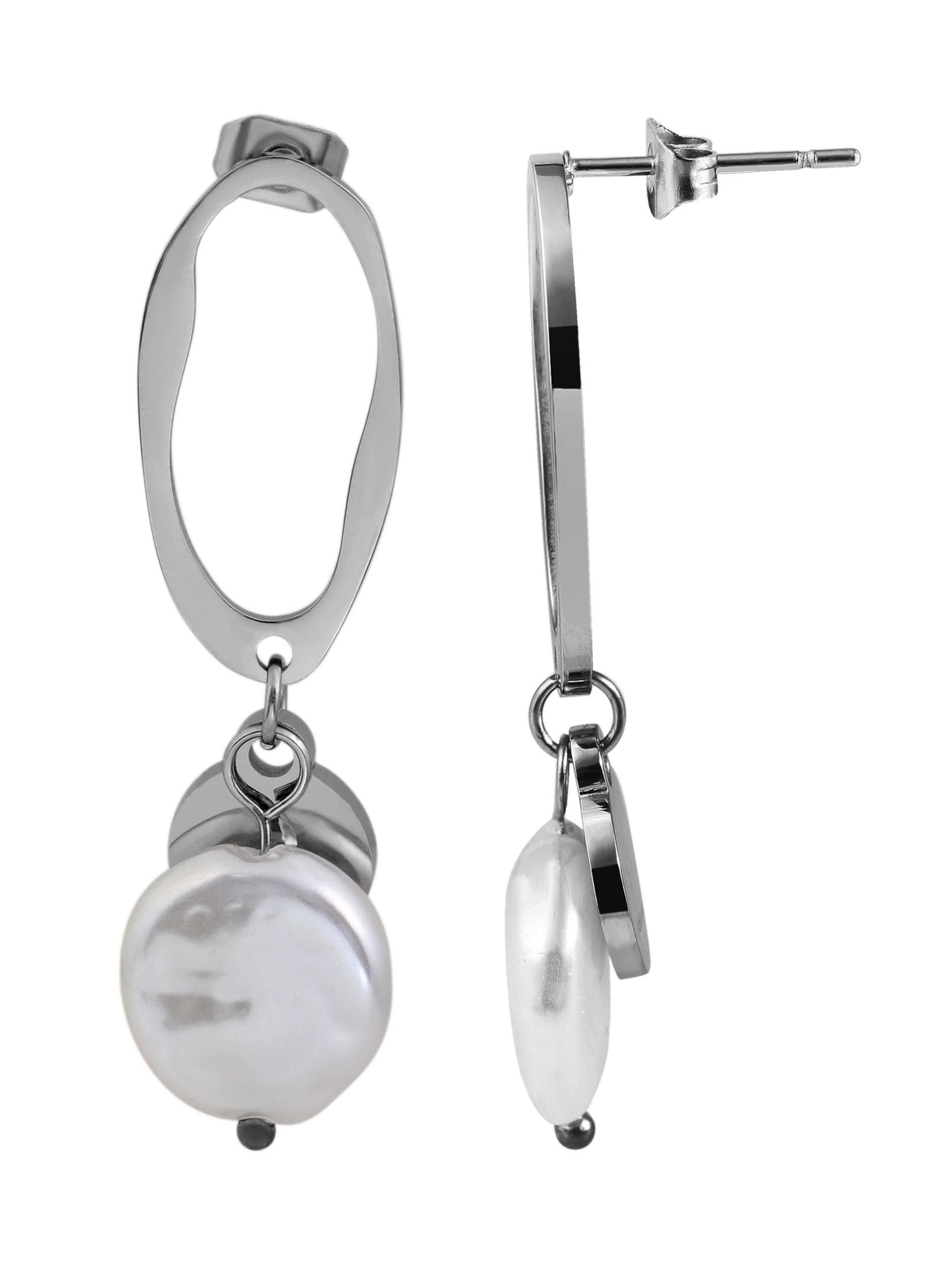 Akzent Earrings 'Arbesa, langlebig' in Silver