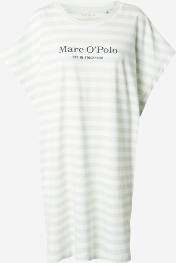 Camicia da notte Marc O'Polo di colore verde chiaro / nero / offwhite, Visualizzazione prodotti