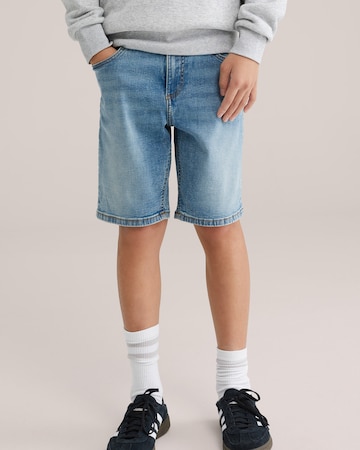 WE Fashion Szabványos Farmer - kék: elől