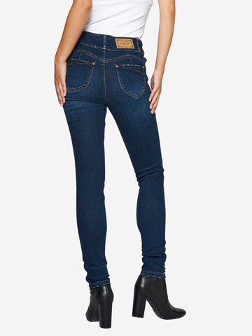 Skinny Jean KOROSHI en bleu
