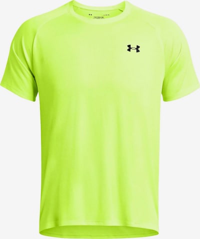 UNDER ARMOUR Functioneel shirt 'Tech' in de kleur Geel / Zwart, Productweergave