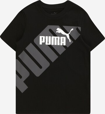 PUMA Shirts 'Power' i sort: forside