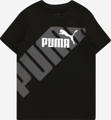 PUMA Shirt 'Power' in Black: front