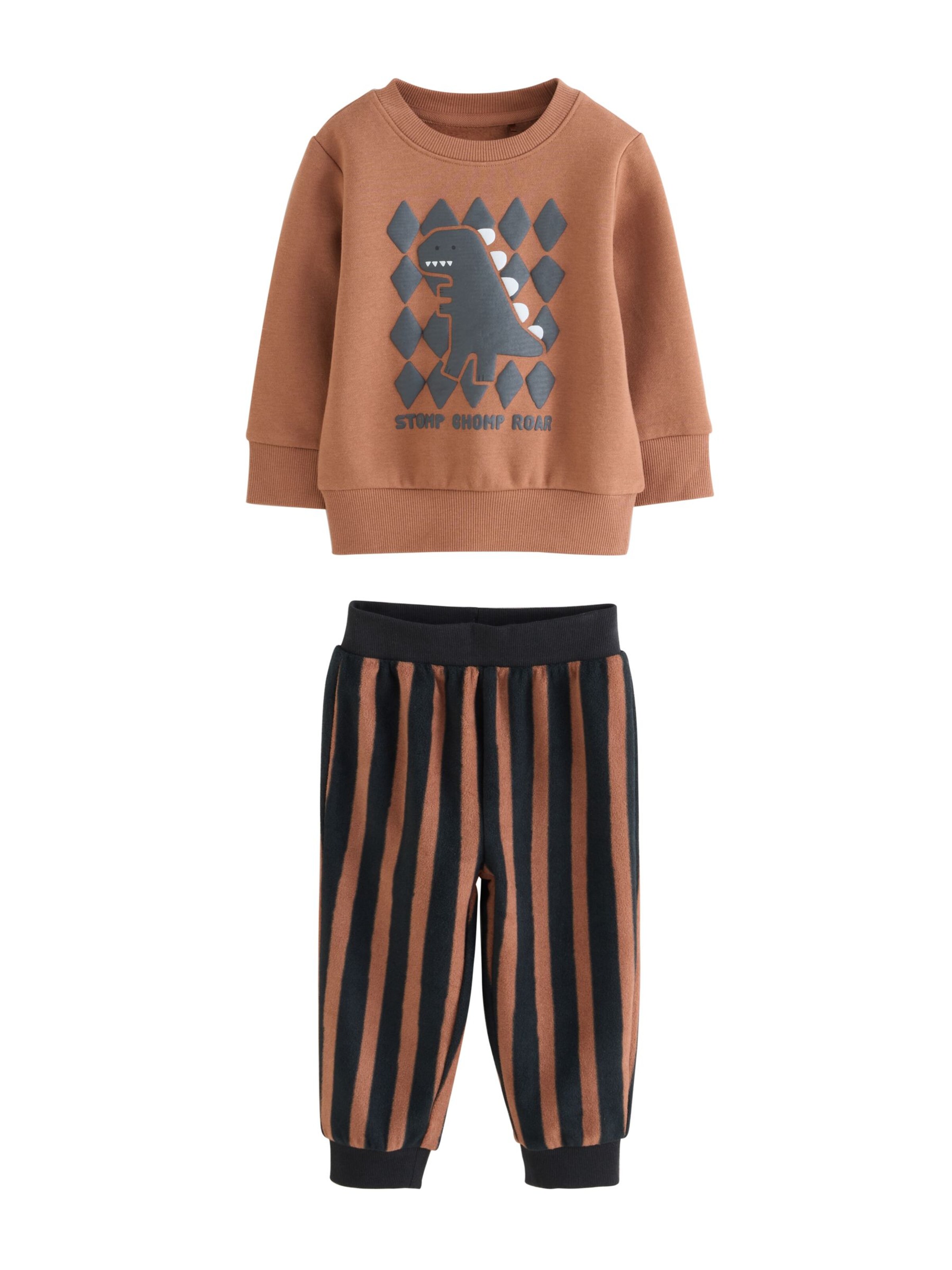 Next Пижама в Коричневый: спереди