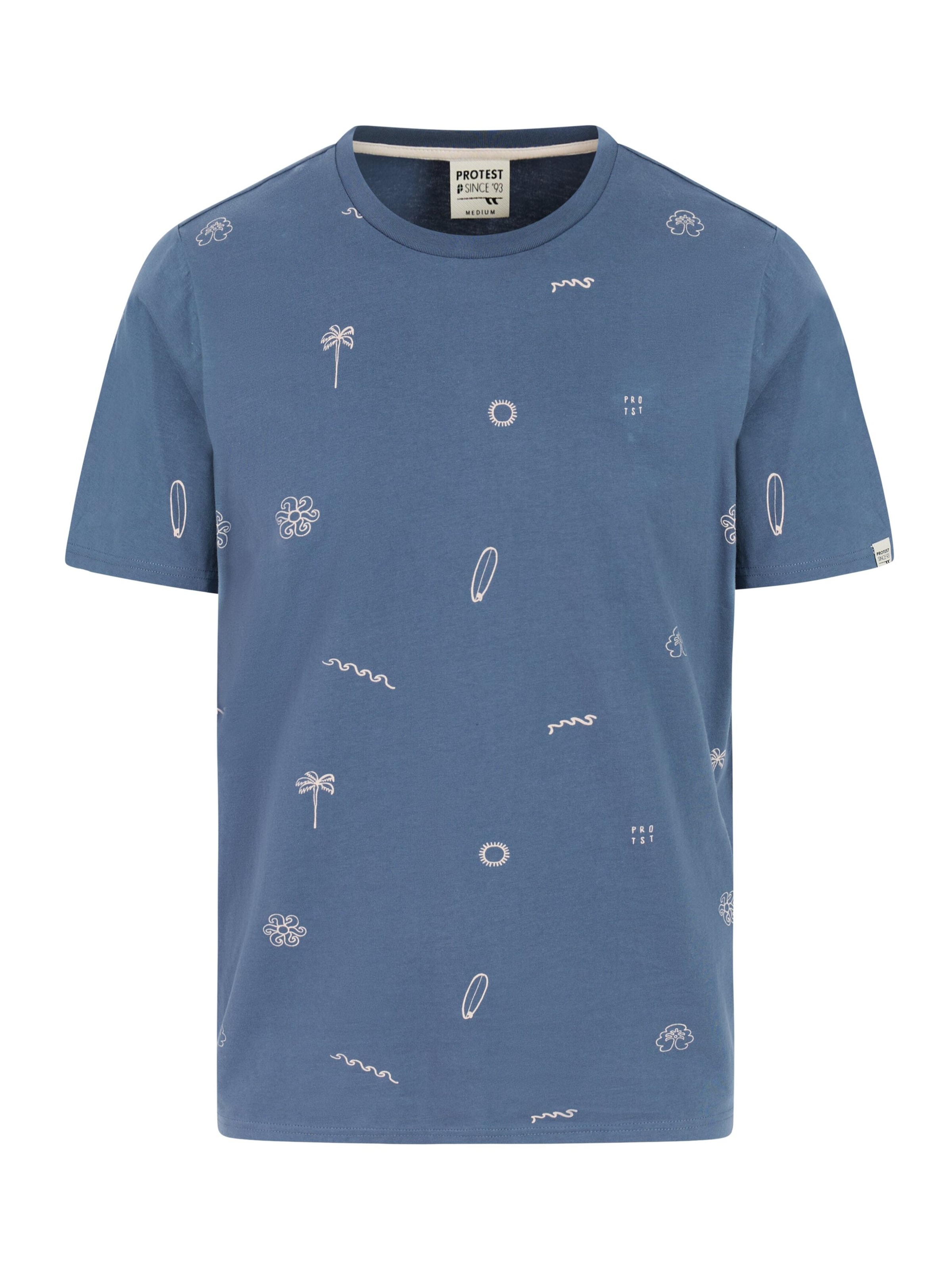 PROTEST Shirt 'PRTKeely' in Blue: front