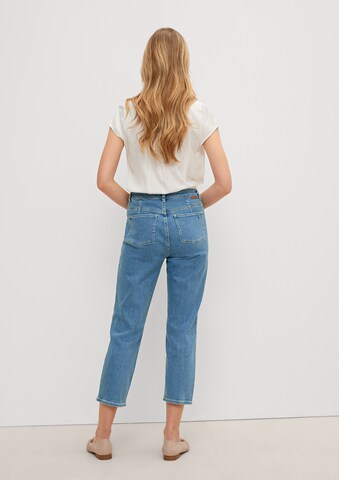 COMMA Regular Pleated Jeans in Blue