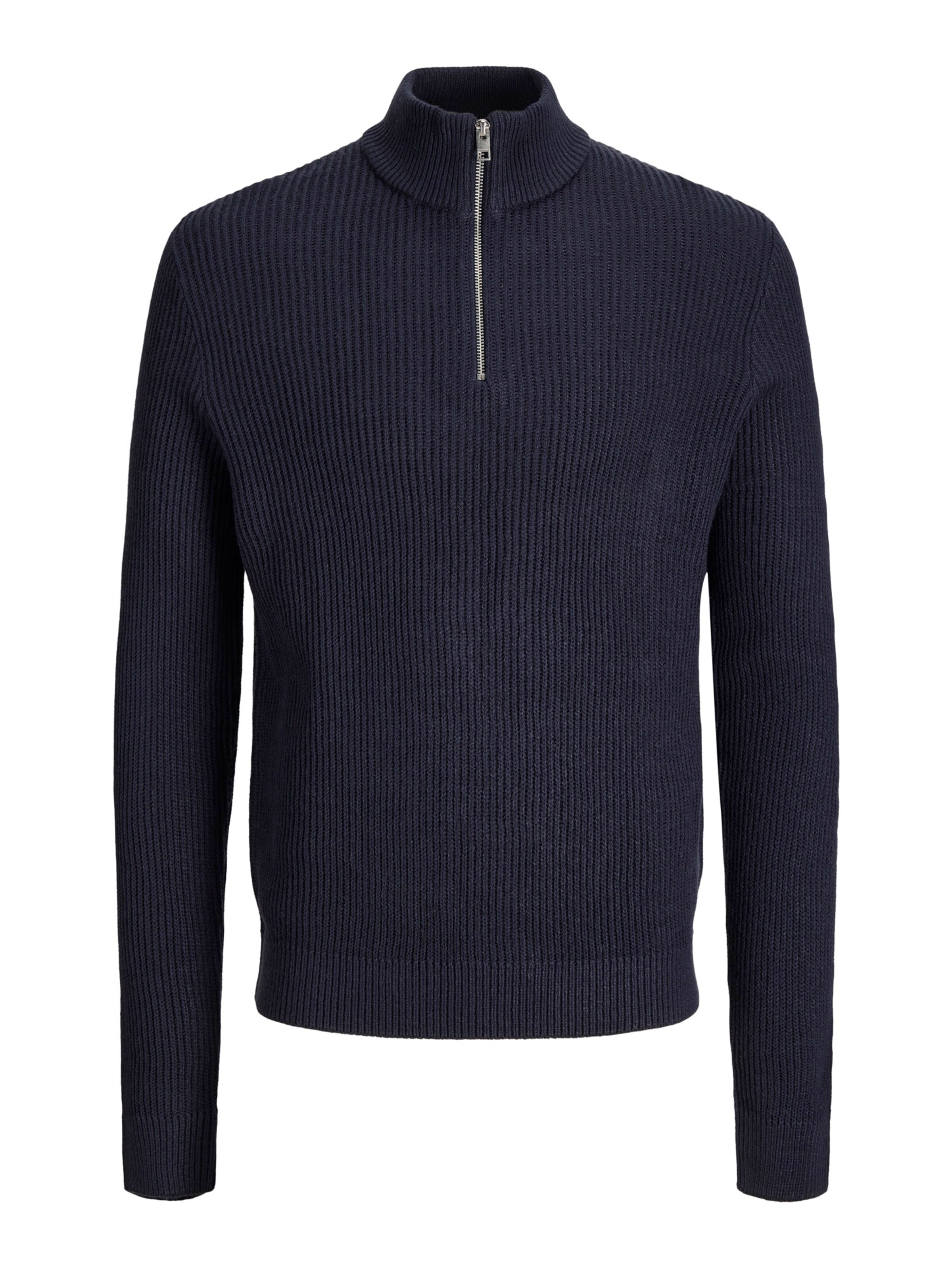 Jack & Jones Plus Sweater 'JJPANNEL' in Blue: front