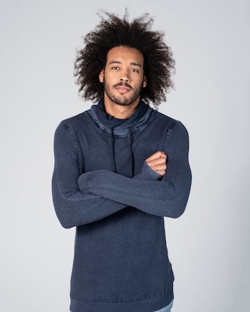 Key Largo Regular Fit Pullover 'MST LECH' in Blau