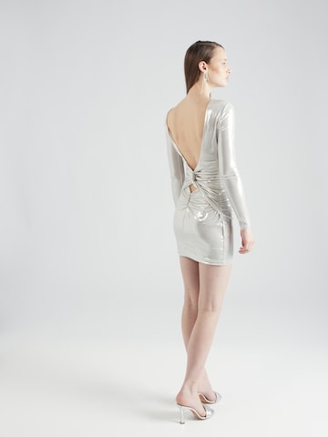 PINKO Cocktail Dress 'Abito' in Silver