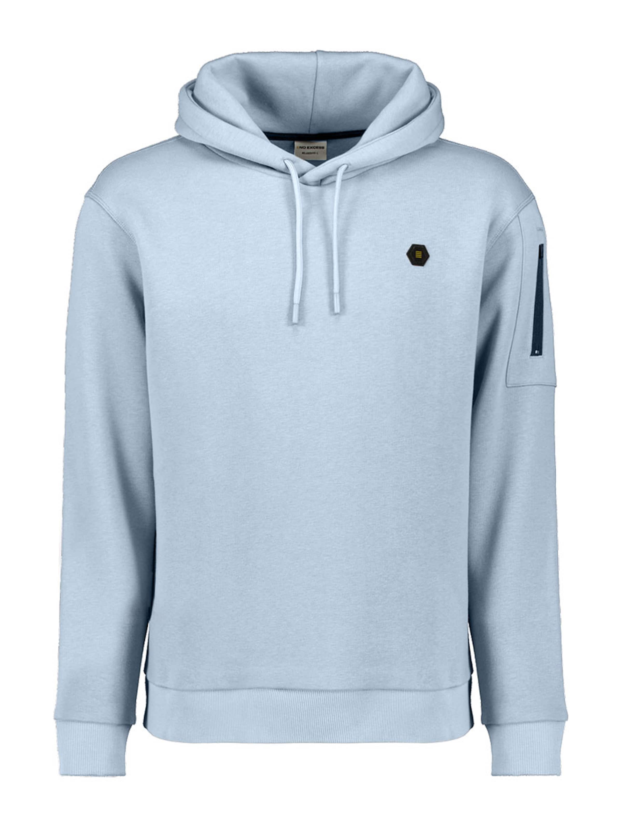 No Excess Sweatshirt in Blauw: voorkant