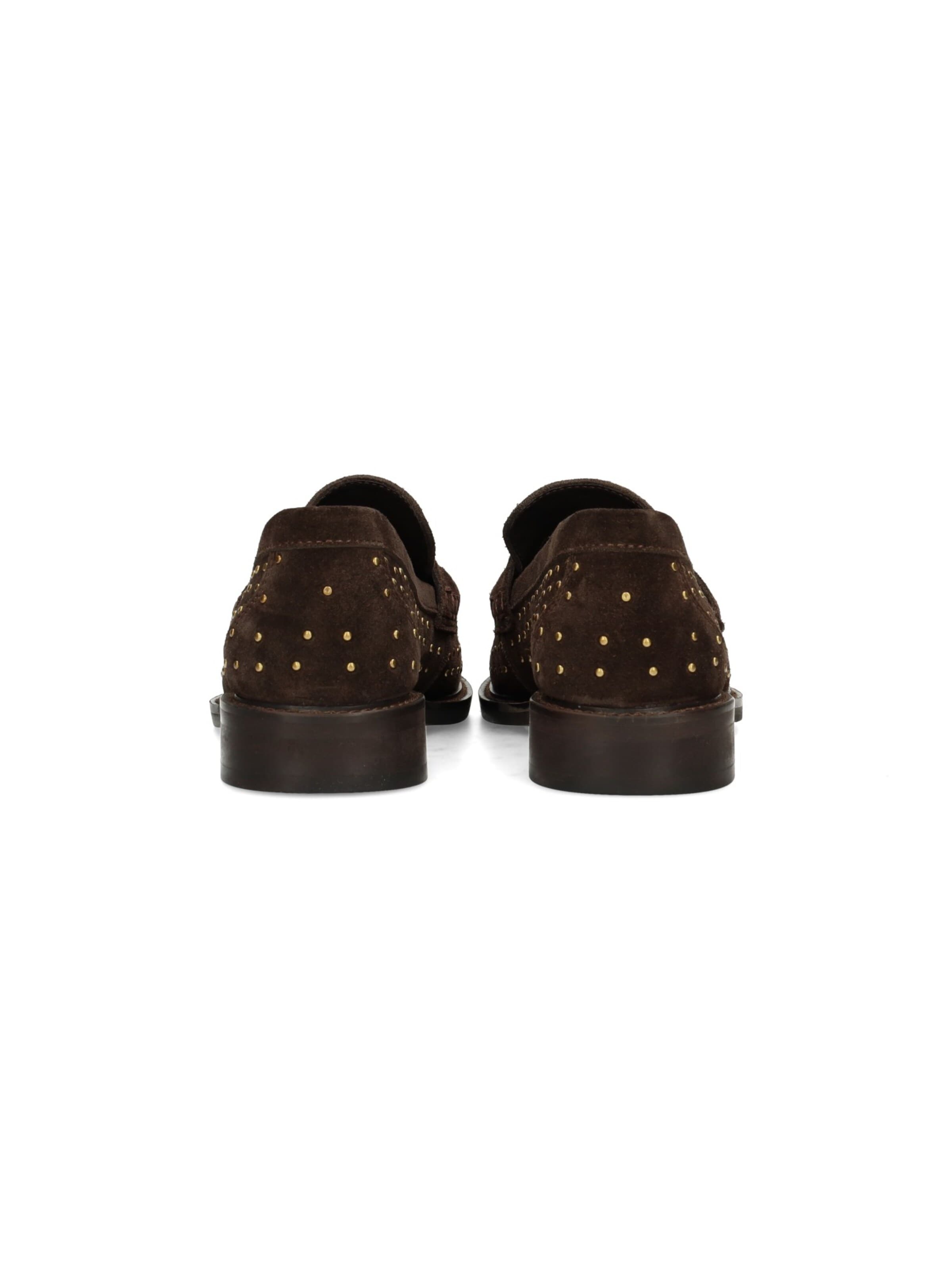 Poelman Mocassins 'Poelman Tika Damen Loafer' in Bruin