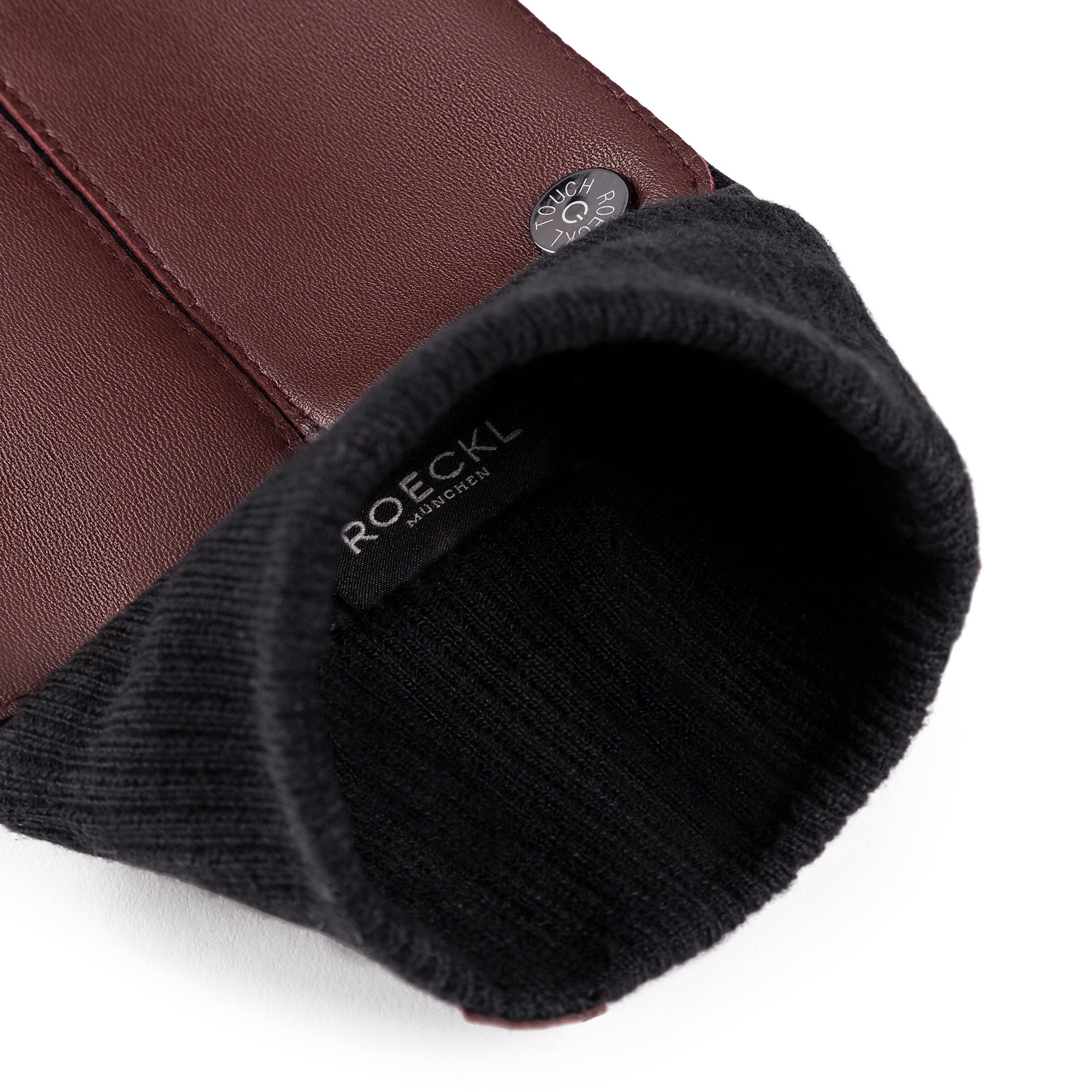 Mezzoguanti 'KOPENHAGEN TOUCH' di Roeckl in rosso