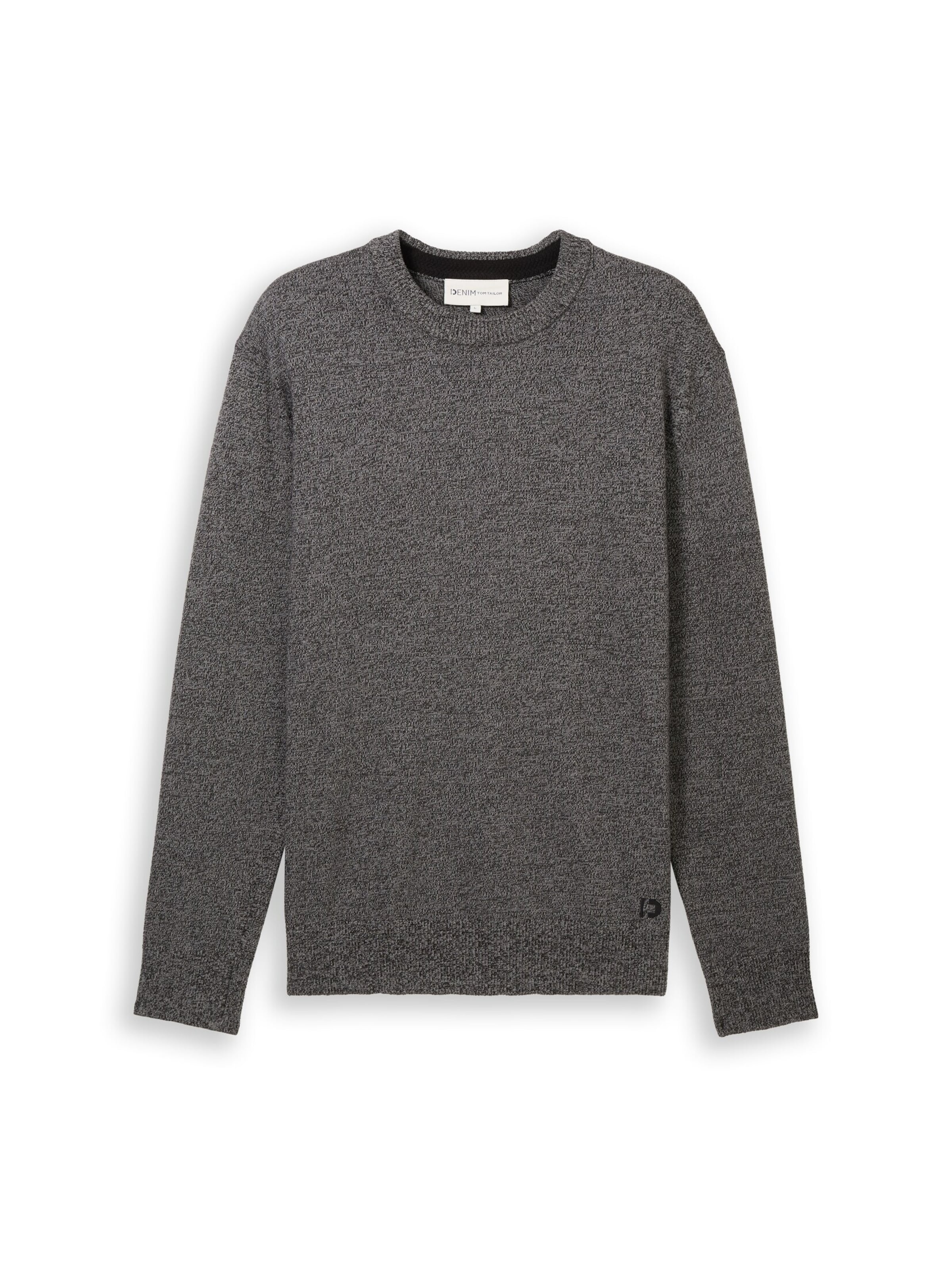 Pullover di TOM TAILOR DENIM in grigio: frontale