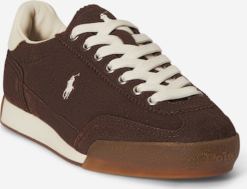 Baskets basses 'HESTER' Polo Ralph Lauren en marron : devant