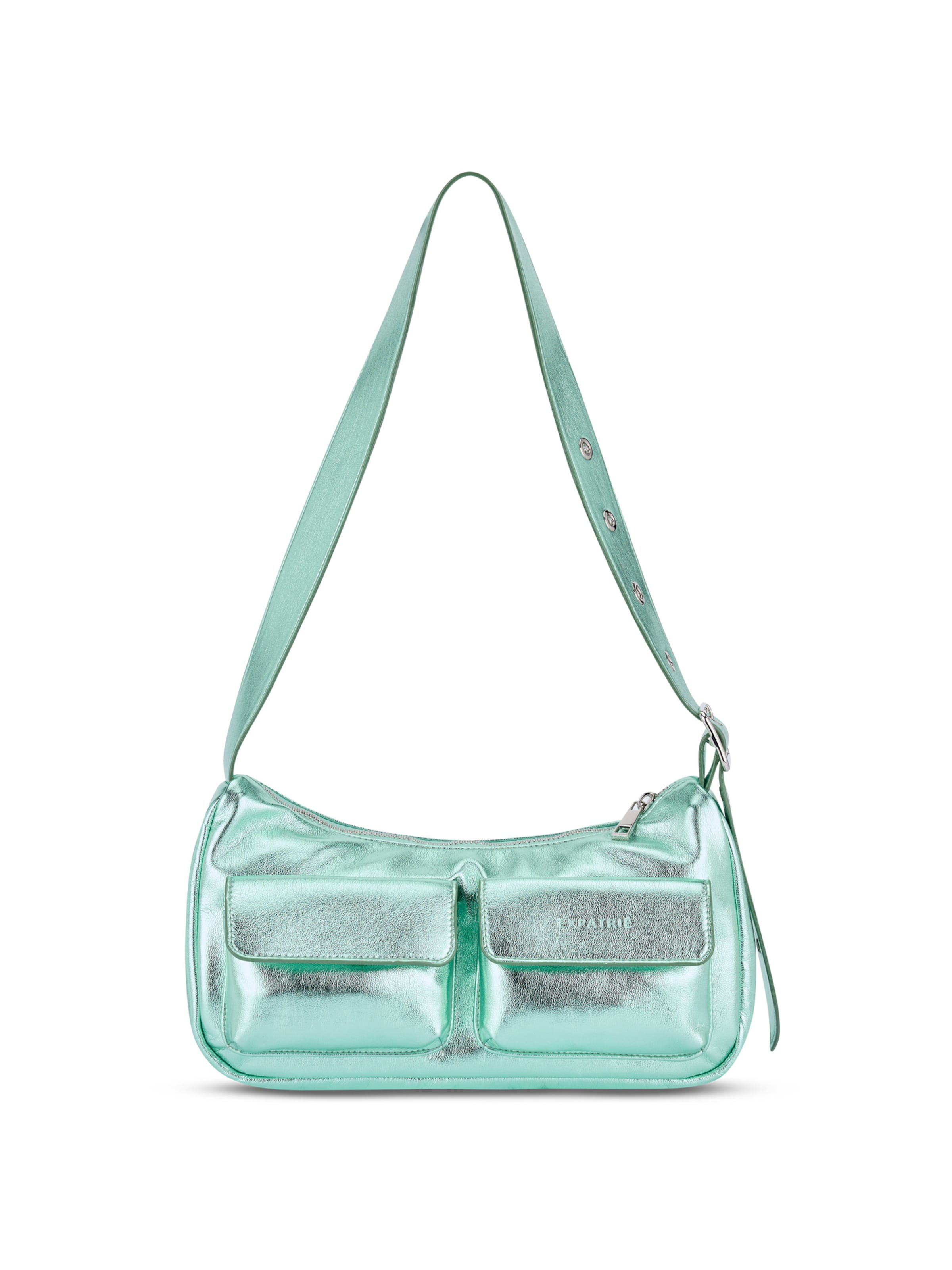Sac bandoulière 'Electra' Expatrié en vert : devant