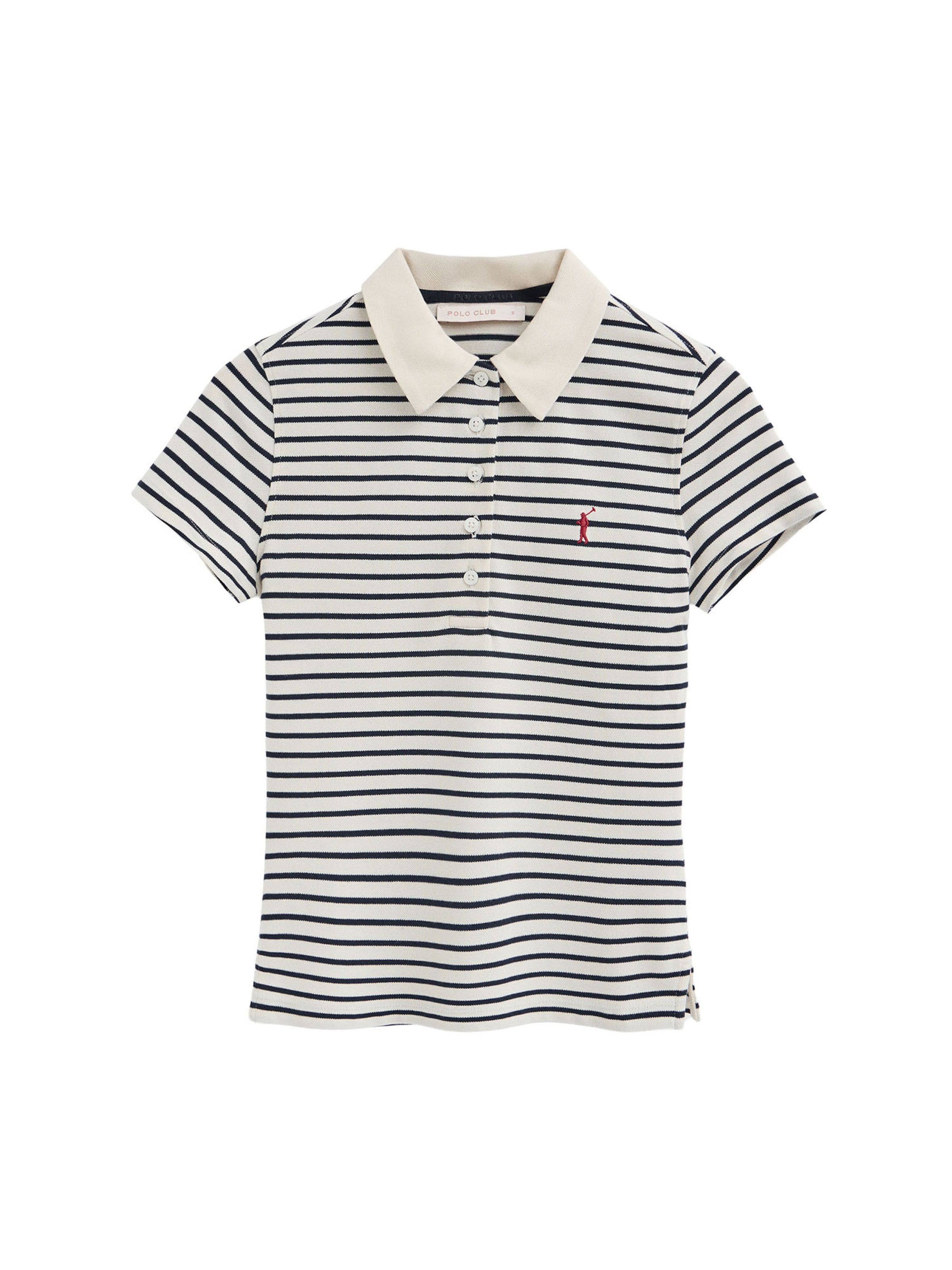 Polo Club Shirt in Beige: front